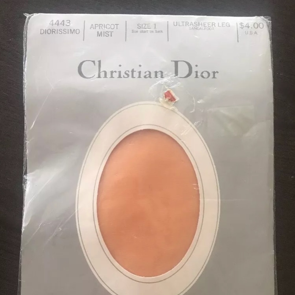 Christian Dior vintage nylon stockings unopened